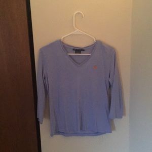 Ralph Lauren Sport 3/4 Sleeve V-Neck Early 2000s